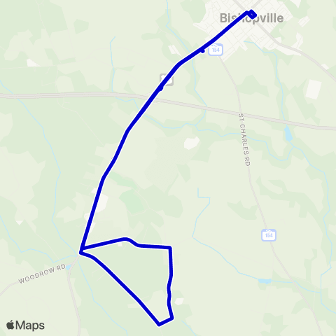 Santee Wateree RTA Lee County Trans Loop 3 map