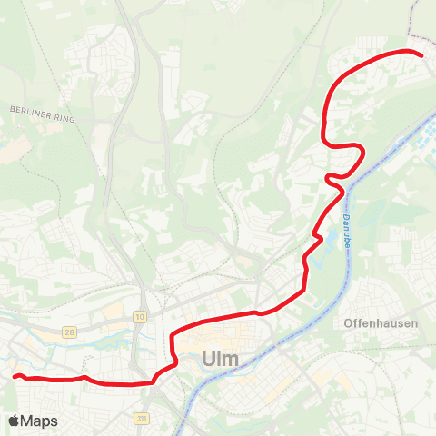 SWU Söflingen – Böfingen map