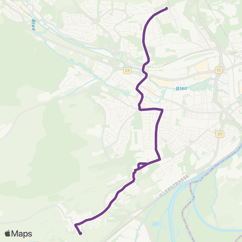 SWU Grimmelfingen - Universität Süd map