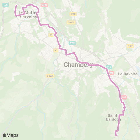 Synchro Collège George Sand > Champet map