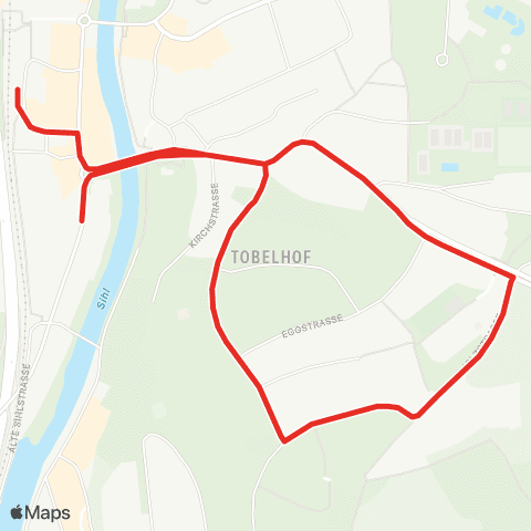 SZU - Sihltal Zürich Uetliberg Bahn Adliswil, Bahnhof - Adliswil, Bahnhof map