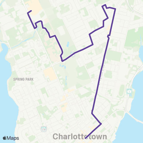 T3 Transit Sherwood - St Peters Rd map