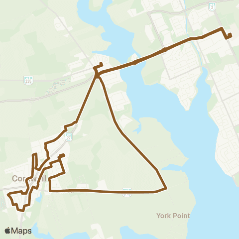 T3 Transit Cornwall map