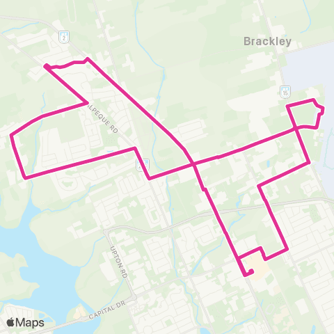 T3 Transit Sleepy Hollow - Winsloe - Airport map