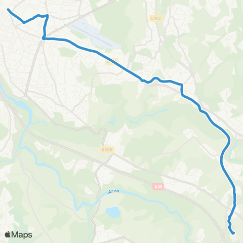 TAC Annemasse Gare - Hôp.-CHAL (Transport à la Demande) map