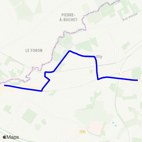 TAC Sub Tram map
