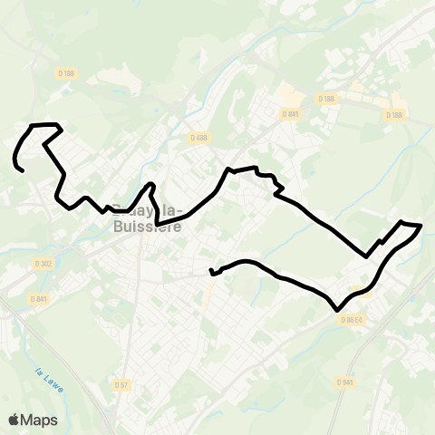 Tadao Navette Marché Bruay map