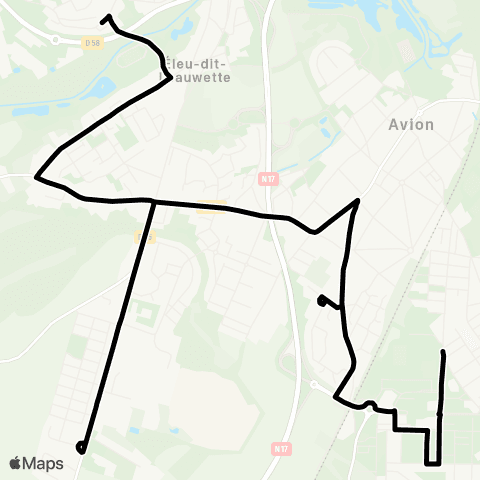 Tadao Scolaires  map