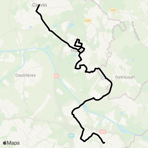 Tadao Scolaires  map