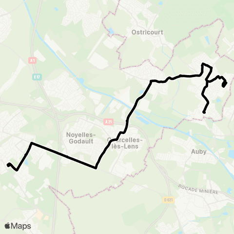 Tadao Scolaires  map