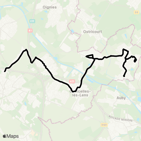 Tadao Scolaires  map