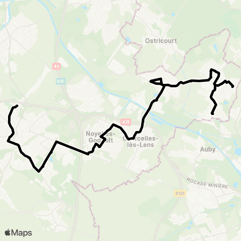 Tadao Scolaires  map