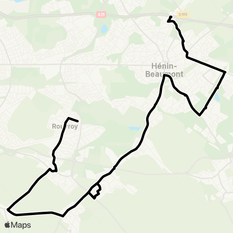 Tadao Scolaires  map