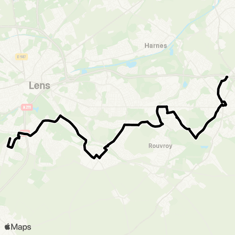 Tadao Scolaires  map