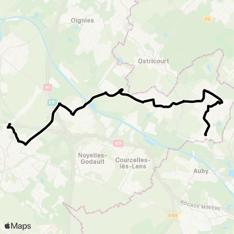 Tadao Scolaires  map