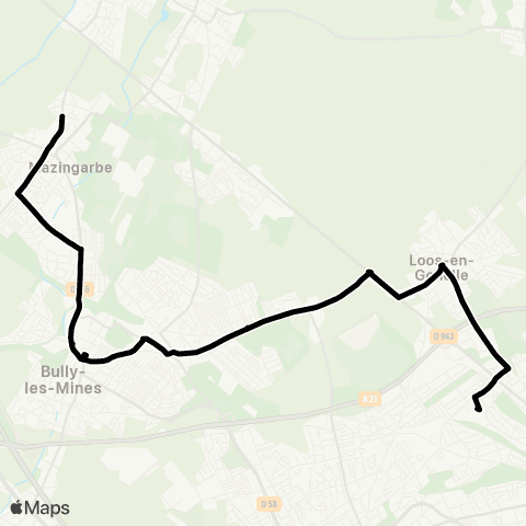 Tadao Scolaires  map