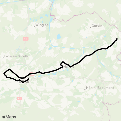 Tadao Scolaires  map