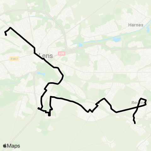 Tadao Scolaires  map