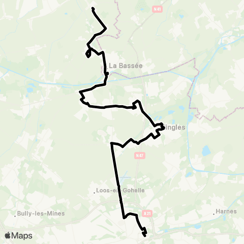 Tadao Scolaires  map