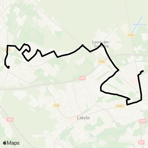 Tadao Scolaires  map