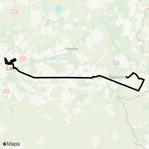 Tadao Scolaires  map