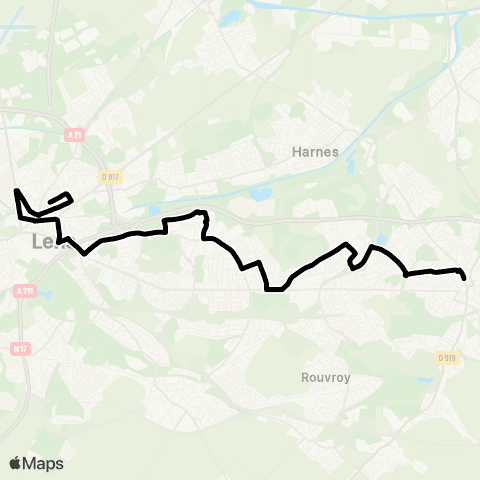 Tadao Scolaires  map