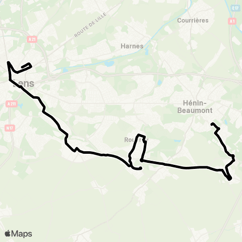 Tadao Scolaires  map