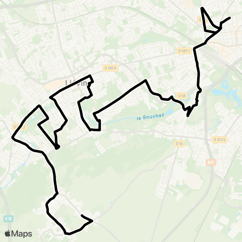 Tadao Scolaires  map