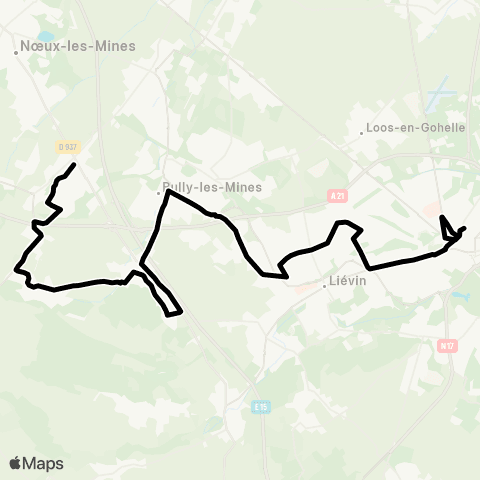 Tadao Scolaires  map