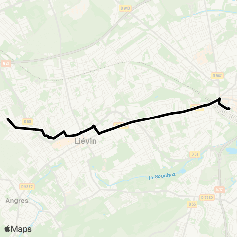 Tadao Scolaires  map