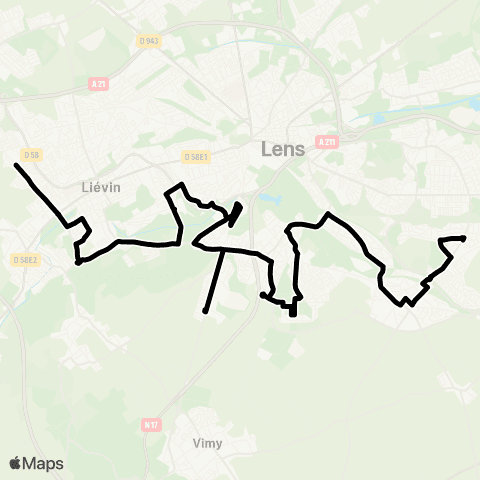 Tadao Scolaires  map