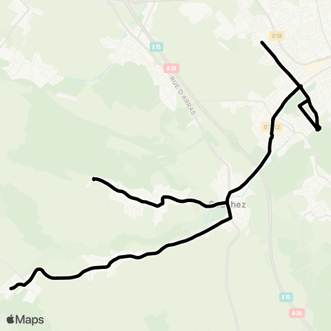 Tadao Scolaires  map