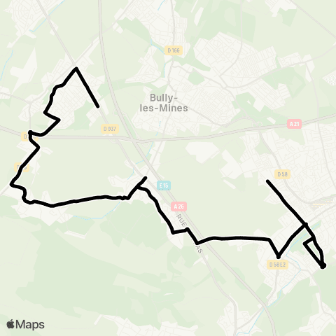 Tadao Scolaires  map