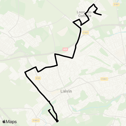 Tadao Scolaires  map