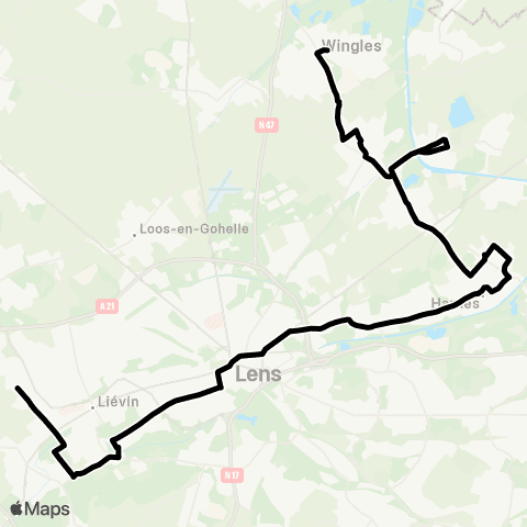 Tadao Scolaires  map