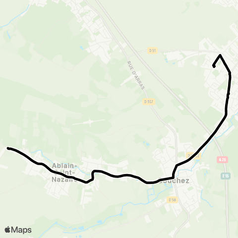 Tadao Scolaires  map