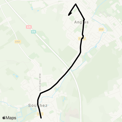 Tadao Scolaires  map