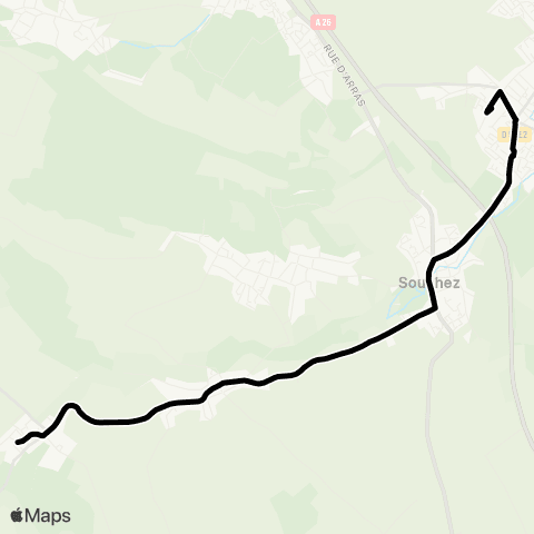 Tadao Scolaires  map