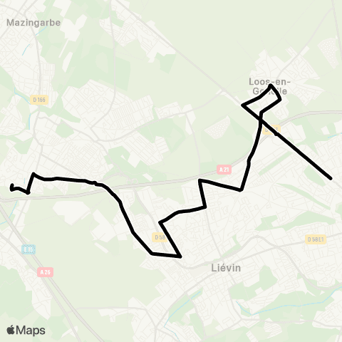 Tadao Scolaires  map