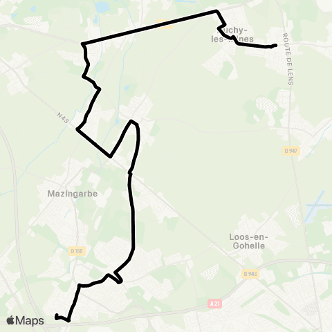 Tadao Scolaires  map