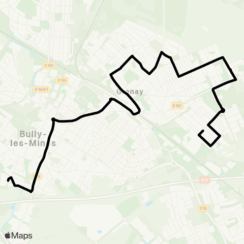 Tadao Scolaires  map