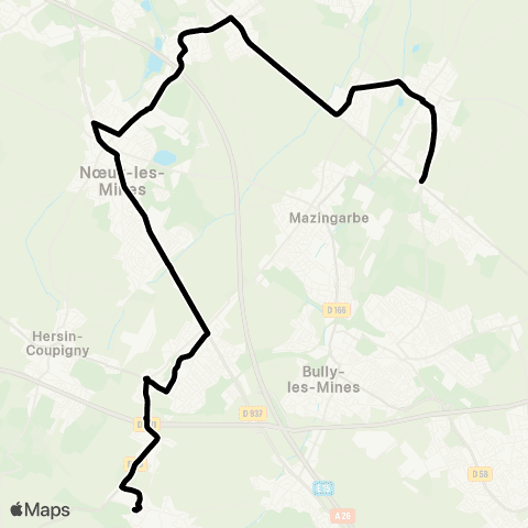 Tadao Scolaires  map