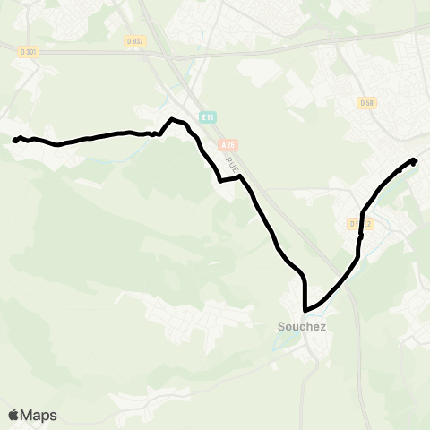 Tadao Scolaires  map