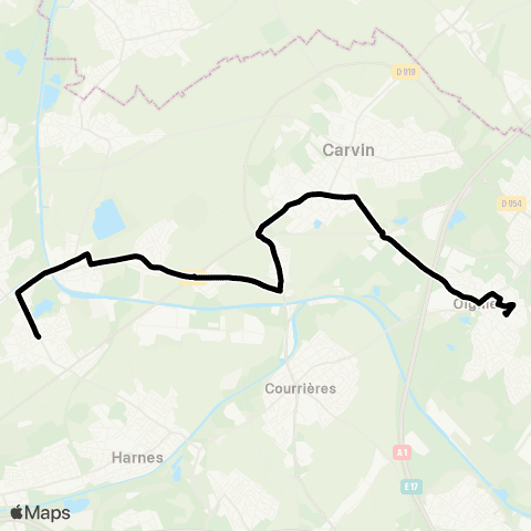 Tadao Scolaires  map