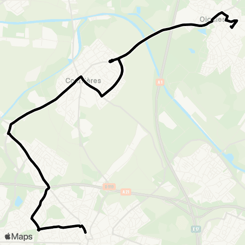 Tadao Scolaires  map