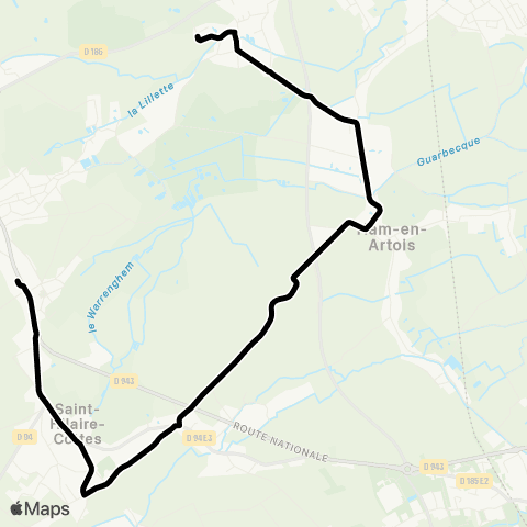 Tadao Scolaires  map