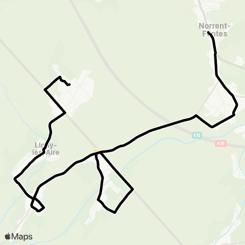 Tadao Scolaires  map