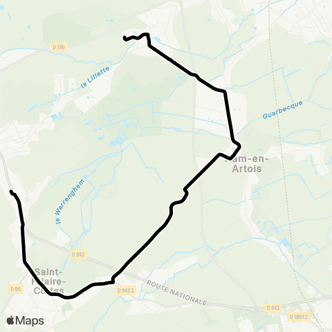 Tadao Scolaires  map