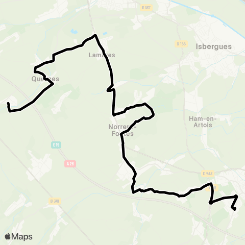 Tadao Scolaires  map