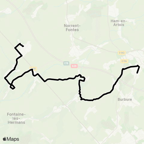 Tadao Scolaires  map